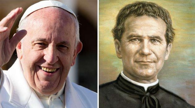 Homilía: Audiencia General Aula Pablo VI - “Los tres amores blancos de Don Bosco: La Virgen, la Eucaristía y el Papa”.