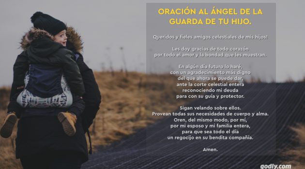 “Oración de una madre a los ángeles de la guarda de sus hijos”